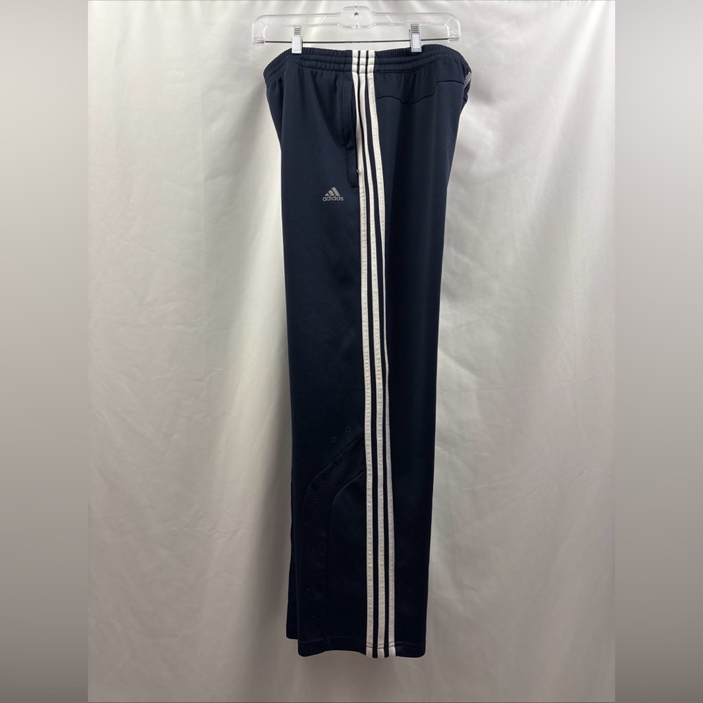 Adidas Mens Navy Blue Clima365 Track Pants Athletic  Size M Sweatpants Joggers